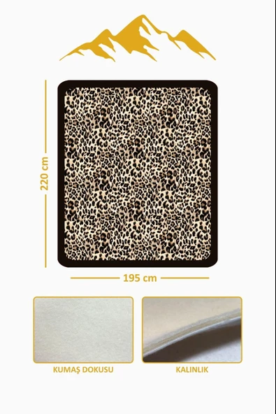 Soft Touch Çift Kişilik Yumuşak Dokulu Modern Konfor Serisi Battaniye YBT0020 RENKLİ 195 X 220 - Resim 3