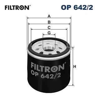FILTRON OP2012 YAĞ FİLTRESİ RENAULT CLIO I-II-III 92> KANGOO 96> EXPRESS 96> TWINGO 96> MODUS 04> SANDERO 08> 1.2 - 1.2 16V 7700112686-7700869029-8200257642 ürün görseli 1