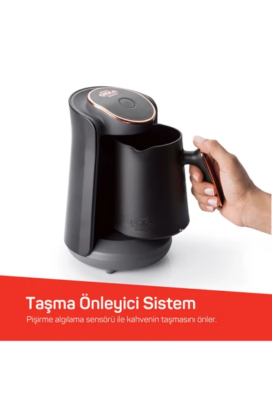 Arzum Okka Minio Türk Kahvesi Makinesi 4 Fincan Kapasiteli Krom - OK004-K - Resim 4