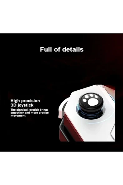LENSUN Akıllı telefon için oyun kumandası MB02-0101 Bluetooth kablolu beyaz TETİK - Resim 4