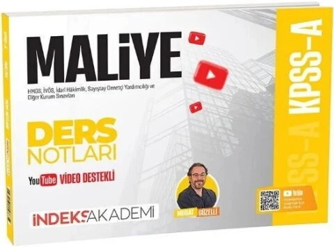 KPSS A Grubu Maliye Video Ders Notları İndeks Akademi ürün görseli 1