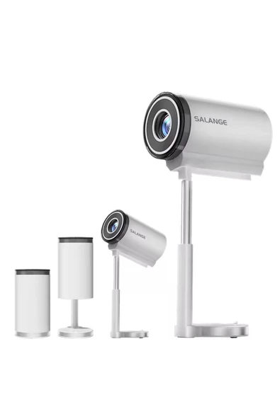 LENSUN SK12 Projeksiyon Cihazı Taşınabilir Android Sistemli Wifi HDMI USB Destekli Projektör - Resim 3