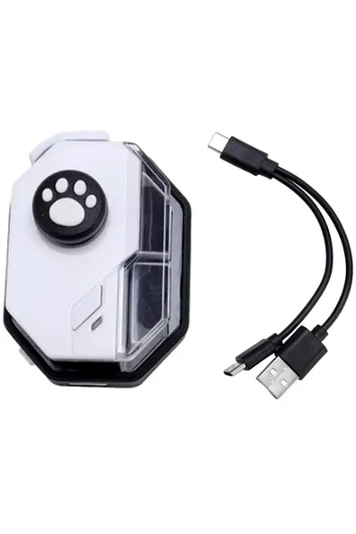 LENSUN Akıllı telefon için oyun kumandası MB02-0101 Bluetooth kablolu beyaz TETİK - Resim 6
