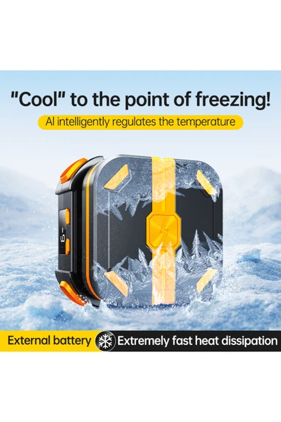 LENSUN P70 soğutma mobil soğutma fanı soğutucu radyatör yarı iletken dondurulmuş 2000 mah kablosuz - Resim 6