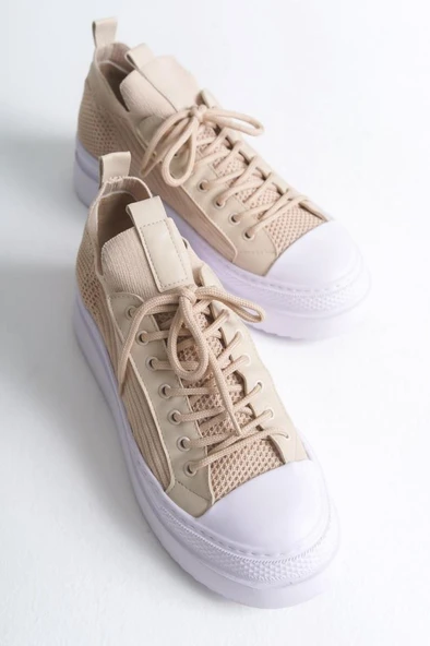 CH2601 - Triko Erkek Ayakkabı BEJ - Resim 3