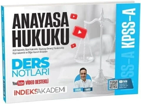 KPSS A Grubu Anayasa Hukuku Video Ders Notları İndeks Akademi ürün görseli 1