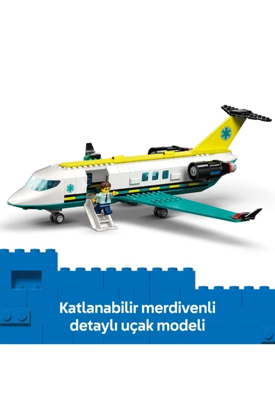 LEGO ® City Acil Hava Ambulans Uçağı 60465 - 6+ Yaratıcı Oyuncak Yapım Seti (403P) - Resim 6