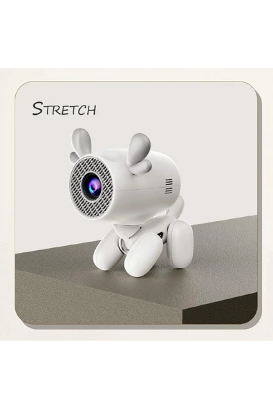 LENSUN DOG Taşınabilir Android Projeksiyon En Güncel Versiyon Wifi Destekli Akıllı Sinema Projektör Ultra - Resim 3