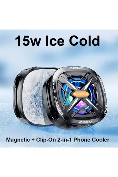 LENSUN FS05 Cep Telefon Soğutma Fanı Radyatör Soğutucu Rgb Led Işıklı ürün görseli