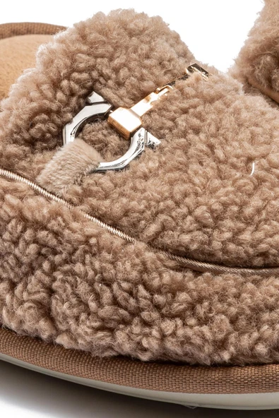 TWIGY TW SİYA BEJ KADIN EV TERLİK 37/41 - Resim 2