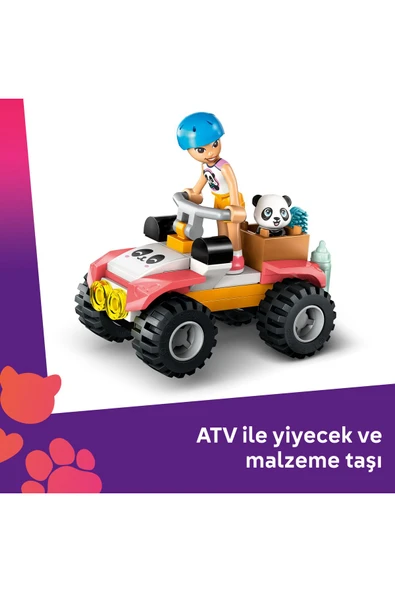 LEGO ® Friends Panda Barınağı Hayvan Bakımı 42648 - 7+Yaratıcı Oyuncak Yapım Seti (243 Parça) - Resim 6