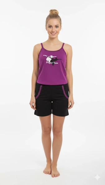 Berrak Bayan Şort Takımı 5113 - Resim 2