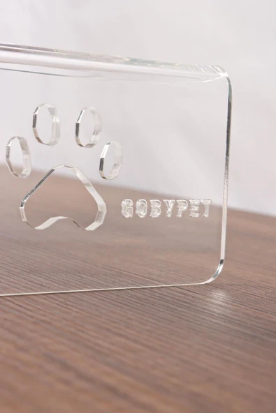 Tekli Seramik Dekoratif Kedi Ve Köpek Pleksi Mama & Su Kabı Kedi Paspası - Resim 8