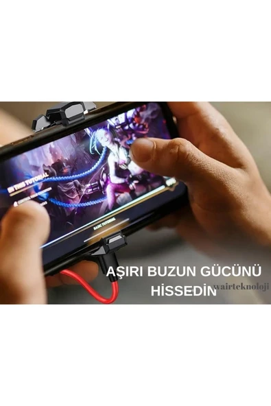 FIRSATTAN Wair Teknoloji Sl-16 Pubg Derece Göstergeli Radyatörlü Aliminyum Manyetik Hızlı Soğutma Özellikli Te - Resim 3