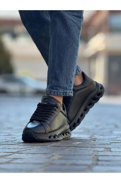 CH2533 - ST Erkek Ayakkabı SIYAH - Resim 4