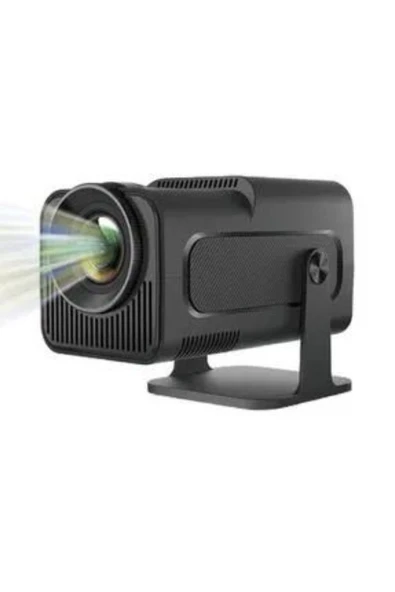 LENSUN Hy320 Mini Siyah Taşınabilir Sinema Projektörü 4k 720p Ev Sineması Bluetooth Android Projeksiyon - Resim 5