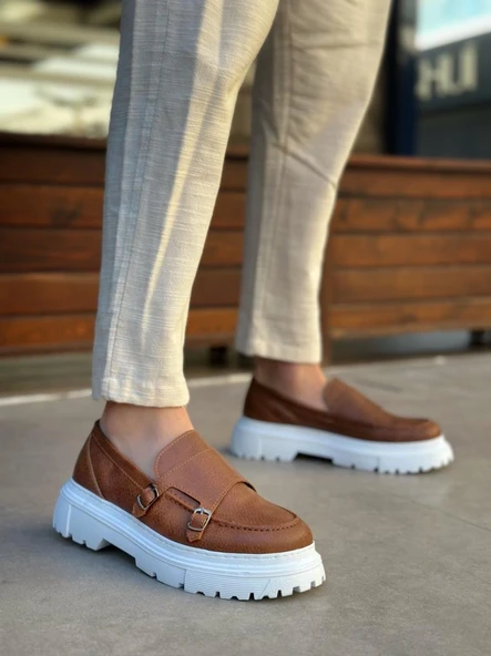 Tokalı Klasik Yüksek Taban Taba Erkek Ayakkabı ürün görseli