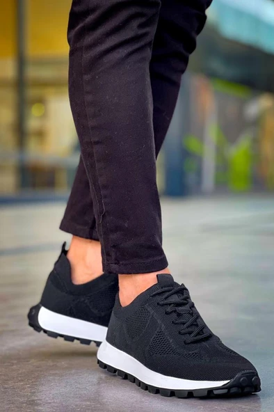 CH2409 - Triko Erkek Ayakkabı SIYAH ürün görseli