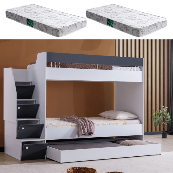 Ranza, Martin Yavrulu Ranza - Antrasit 2 Adet Comfort Yatak ürün görseli 1