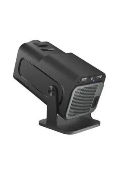 LENSUN Hy320 Mini Siyah Taşınabilir Sinema Projektörü 4k 720p Ev Sineması Bluetooth Android Projeksiyon - Resim 6