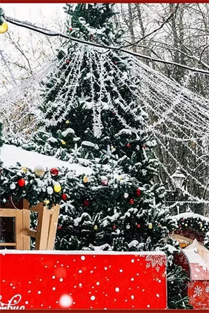 48 Parça Noel Ağacı Süs Seti | Kırmızı & Altın İki Tonlu Plastik Yılbaşı Topları | Çiçek Desenli Dekoratif Süsler | Kış & Tatil Temalı Asma Aksesuarları - Resim 5