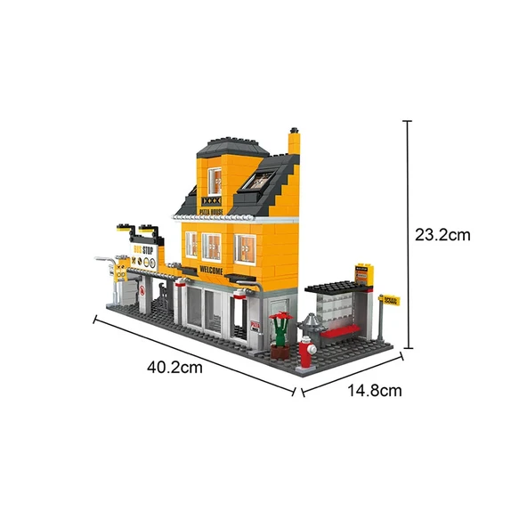 Ausini City Yapı setleri 546 Parça Lego - Resim 4