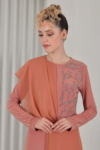 Zeren Tesettür Tulum Soğan Kabuğu - Resim 2