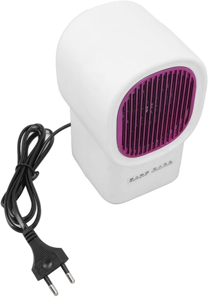Masaüstü Için Enerji Tasarruflu Masaüstü Hava Isıtıcı Fanlı Isıtıcı (Beyaz) - Resim 2