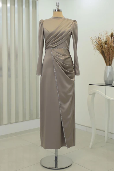 Sare Tesettür Abiye Vizon ürün görseli