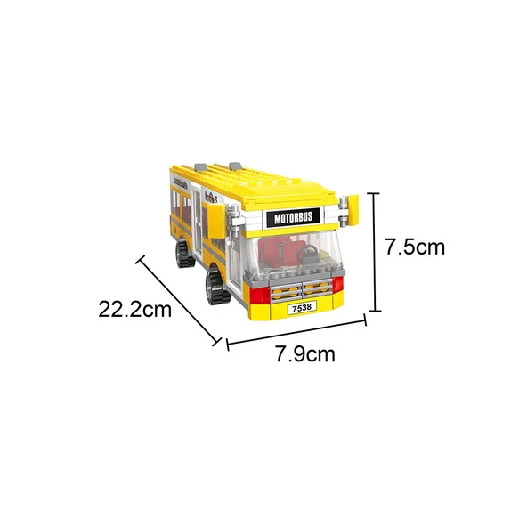 Ausini City Yapı setleri 546 Parça Lego - Resim 3