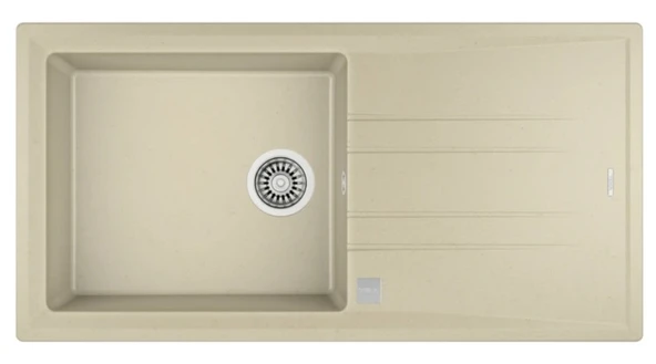 TEKA STONE 60 L-TG TEK GÖZLÜ TEZGAHÜSTÜ TOPASBEJ GRANİT EVYE ürün görseli 1