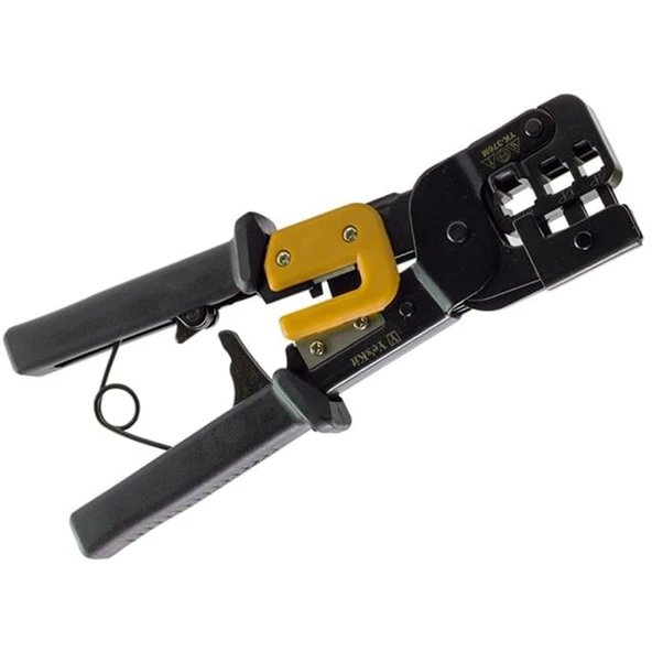Yeskit YK-376M RJ11-RJ12-RJ22-RJ45 3 Lü Soket Sıkma Pensesi ürün görseli 1