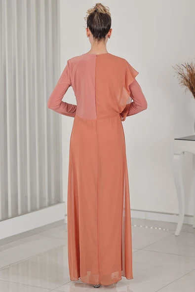 Zeren Tesettür Tulum Soğan Kabuğu - Resim 3