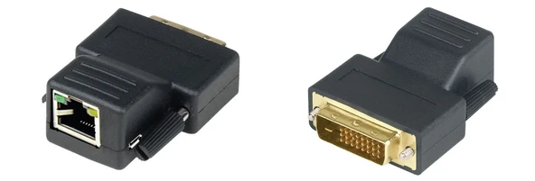 Digitus Cat 5 DVI Sinyal Uzatma Cihazı, 70 metre, 1920 x 1200 @ 60 Hz<br>
Digitus DVI Video Extender over Cat5 up to 70m (CAT5, UTP), max. res. 1920X1200@60Hz ürün görseli 1