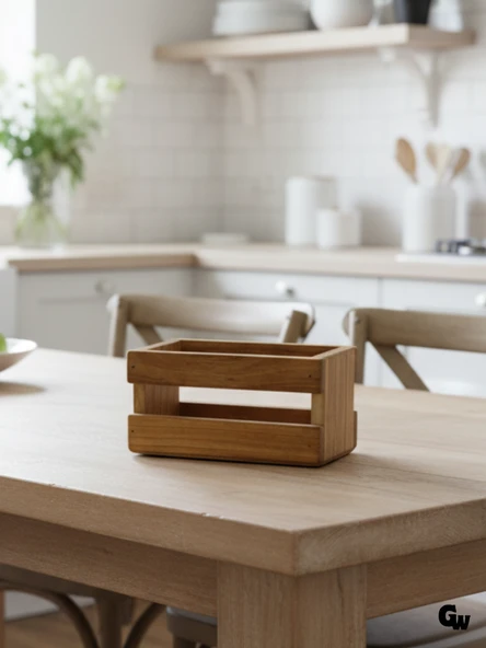 Ahşap Doğal 2Li Yağdanlık ve Baharatlık Altı(KİRAZ) Ahşap Rengi AHŞAP - 10 ADET ürün görseli 1