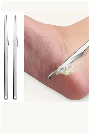 Profesyonel Paslanmaz Çelik Ayak Bakım Seti – Tırnak Makası, Törpü ve Keratin Temizleme Aletleri Dahil | Ergonomik, Hijyenik, Dayanıklı & Hafif Tasarım (1 Adet) - Resim 2