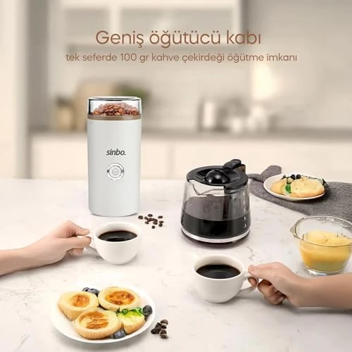 Sinbo SCM-2980 Kahve ve Baharat Öğütücü, Sinbo Kahve Öğütücü, Baharat Öğütücü - Resim 7