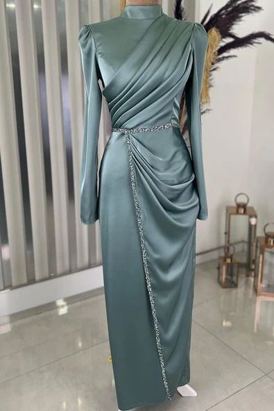 Sare Tesettür Abiye Mint ürün görseli