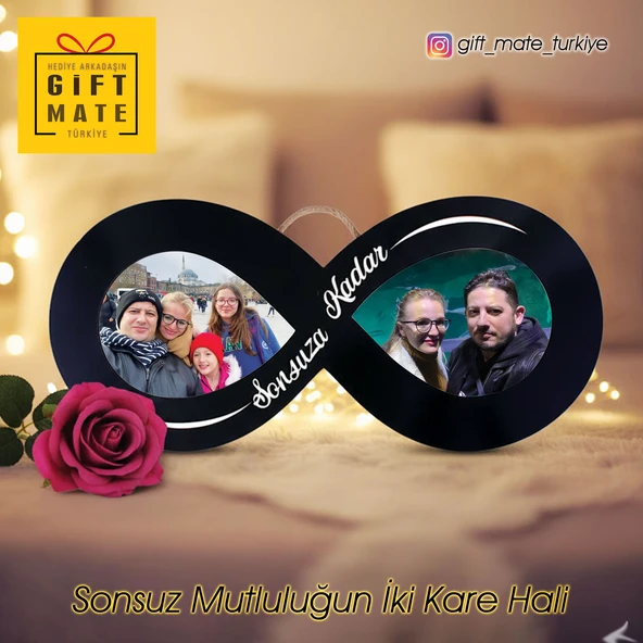 Sonsuzluk 2 li resim Çerçevesi ürün görseli