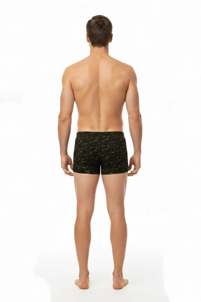 Erkek Likralı Baskı Desenli Boxer  BGL-ST05008 - Resim 7