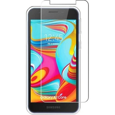 TNX EslifeTech26 Samsung Galaxy A2 Core Uyumlu Temperli Cam Ekran Koruyucu ürün görseli 1