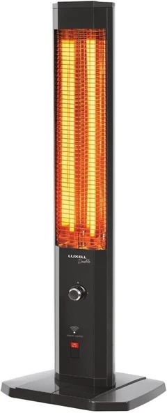 Luxell MHR-1800-2R Siyah Uzaktan Kumandalı Isıtıcı (1800W 2REZ) ürün görseli