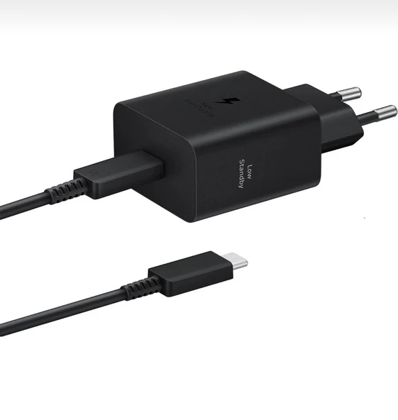 SAMSUNG EP-T4511X Type-C SÜPER HIZLI ŞARJ CİHAZI 45 W SİYAH SAMSUNG TÜRKİYE GARANTİLİ ürün görseli