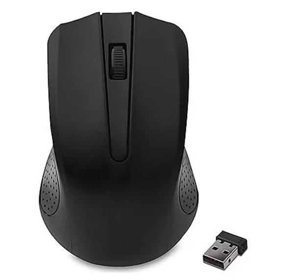 Everest SM-537 USB Siyah 2.4Ghz 1600DPI Kablosuz 5 Metre Menzilli Optik Mouse ürün görseli 1