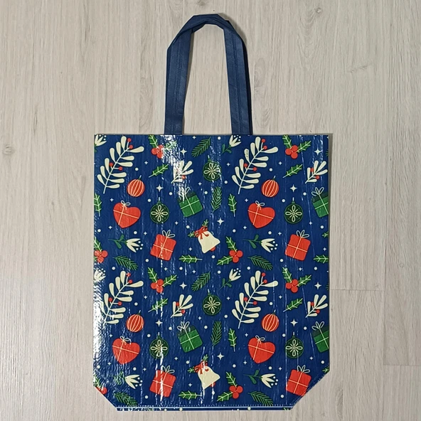 Jüt Yılbaşı Çantası 38,5x44,5x11,5cm MAVİ ürün görseli