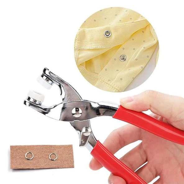 Powermaster PM-24921 Çıtçıt Ve Metal Düğme Montaj Pensesi ürün görseli 1