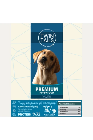 3218 Somon Ve Kuzulu Premıum Yavru Köpek Maması - Resim 2