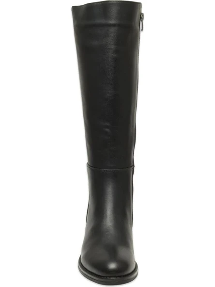 MAMMAMİA D25KC-2300 TOPUKLU KADIN DERİ ÇİZME - Resim 3