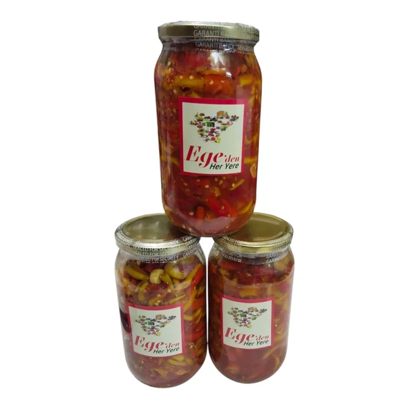 Domates Soslu Acı Biber Konservesi 1 Kg.x 3 Adet ürün görseli 1