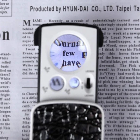 Texta Üç Mercekli Işıklı Büyüteç 30X 60X 90X - Resim 3